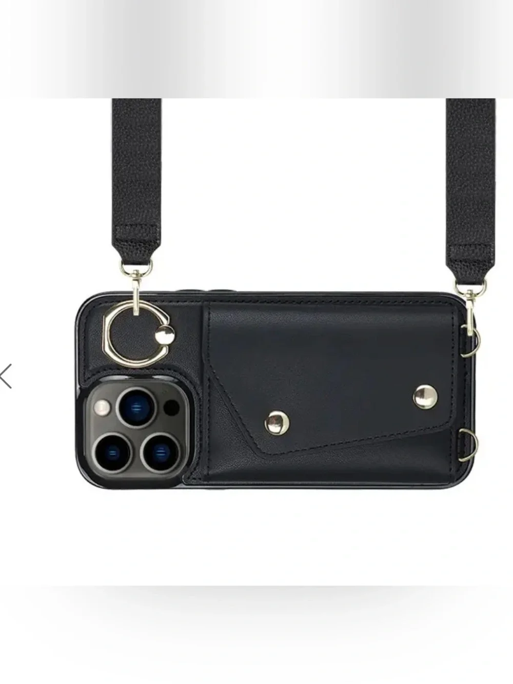 Casebus Emily iPhone 13 leather 3-piece wallet case crossbody set